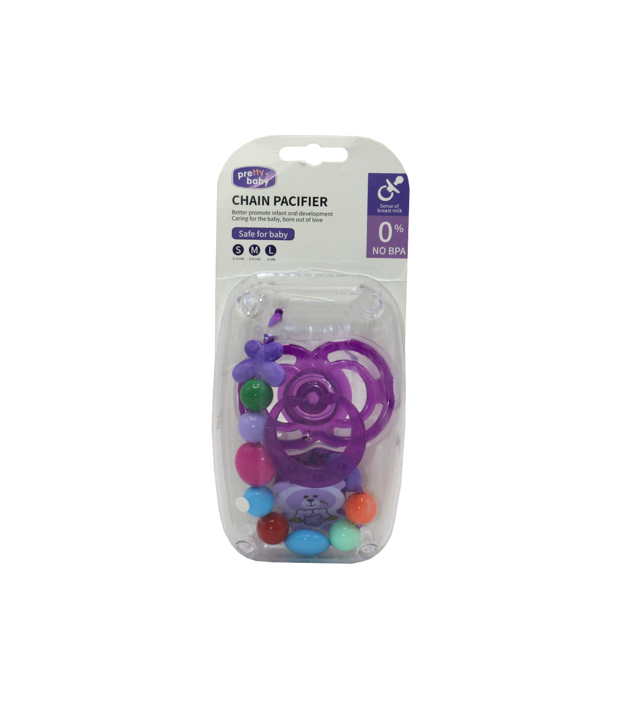 pretty soother with chain china 20
