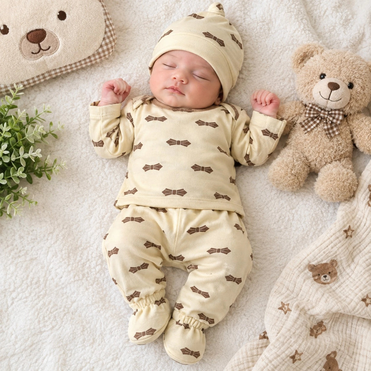 mom & me baby suit set 7pc