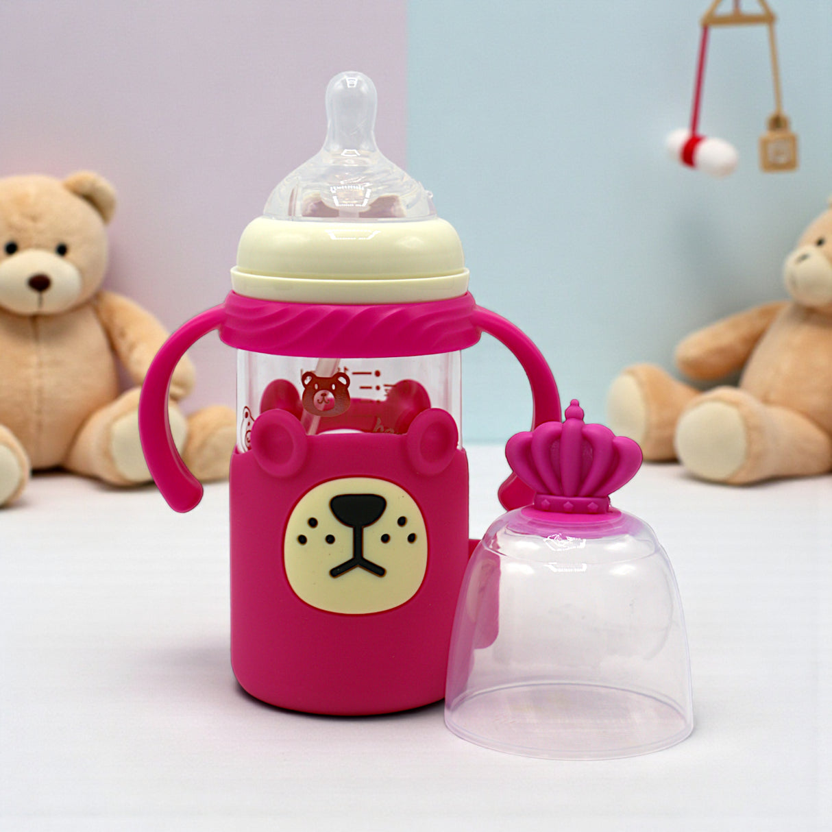 pretty glass feeder 180ml 1223 china