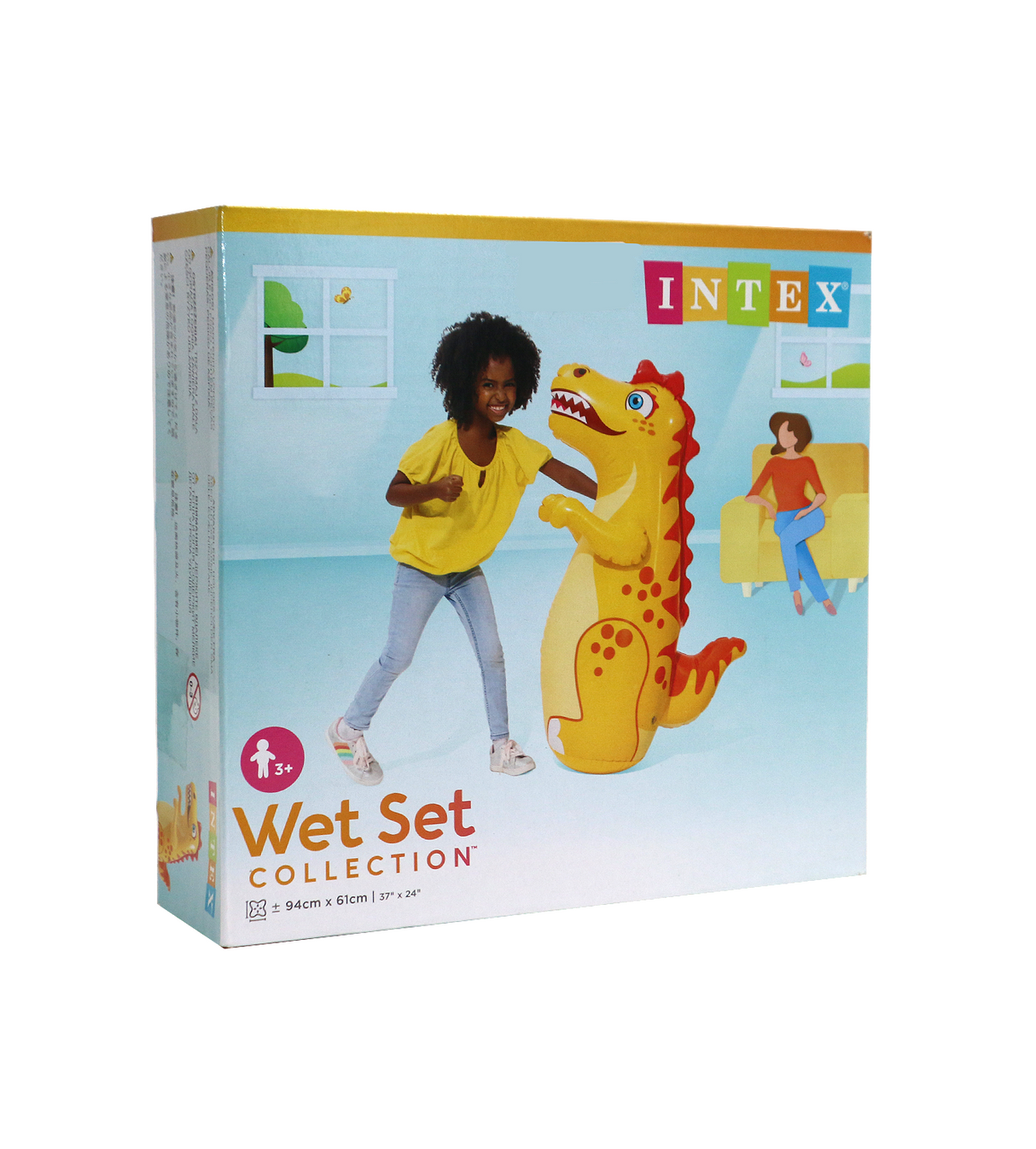 intex rolly polly inflatable 37"x24" 44670