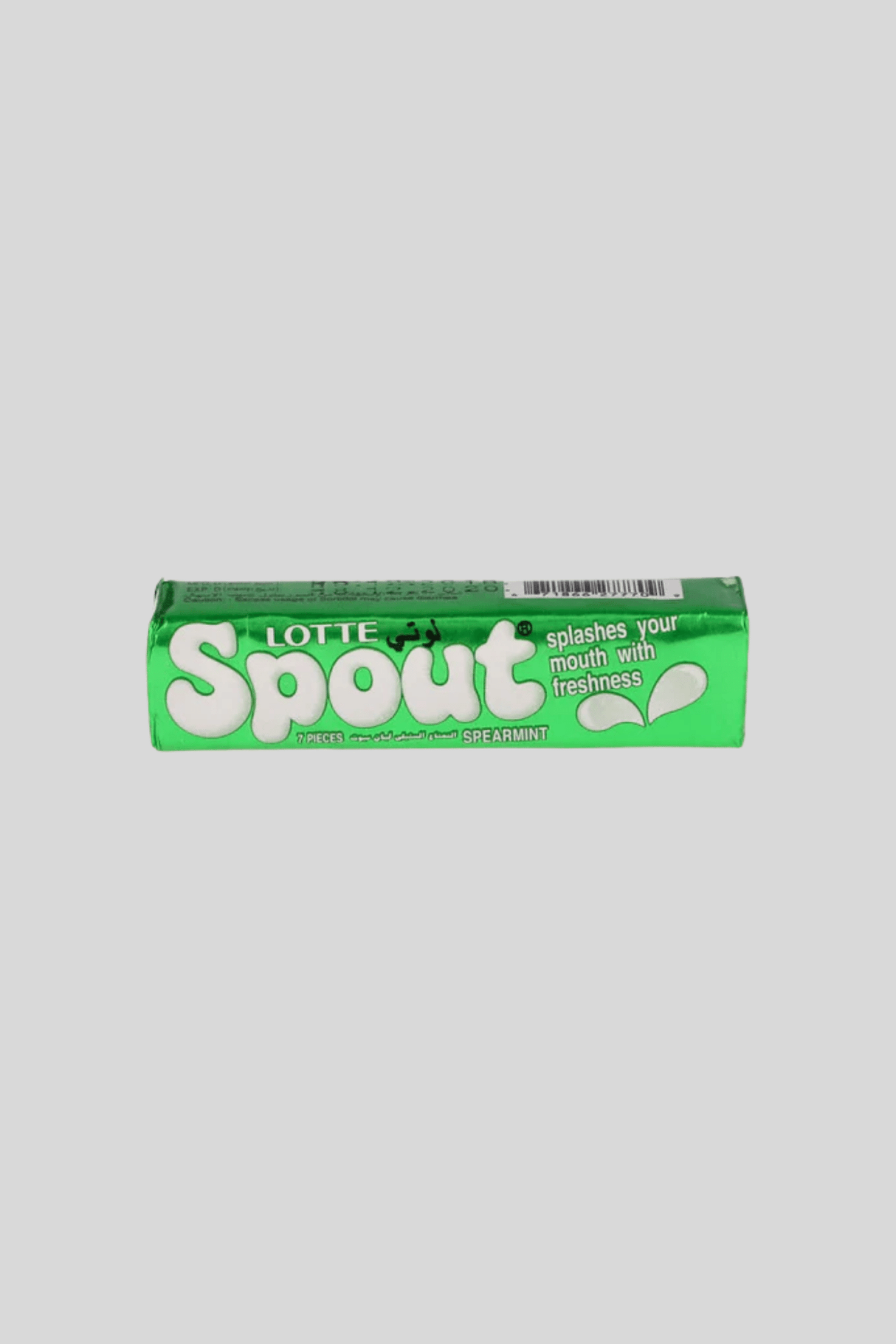 lotte spout gum spearmint 23.8g