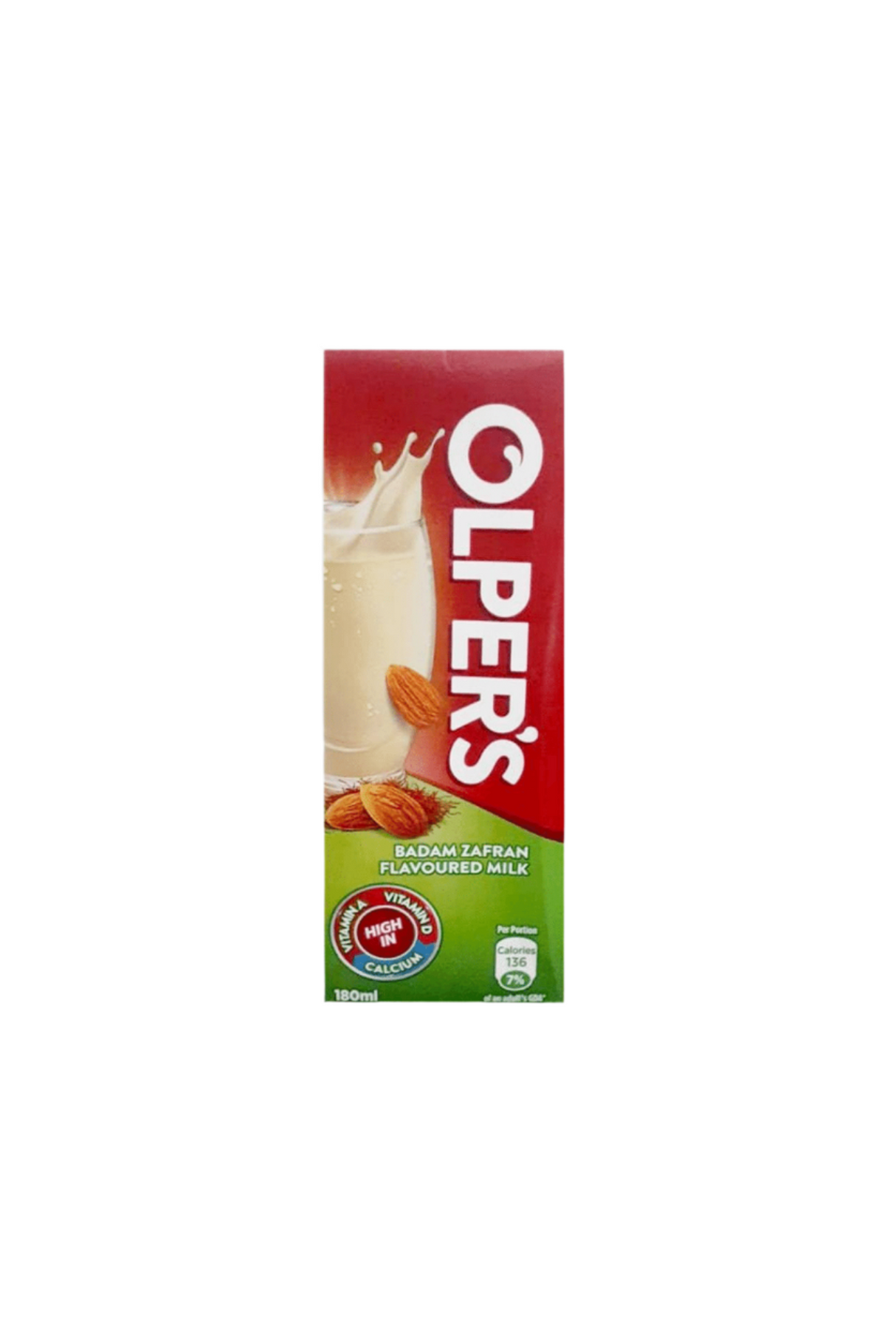 olpers milk badam zafran 180ml