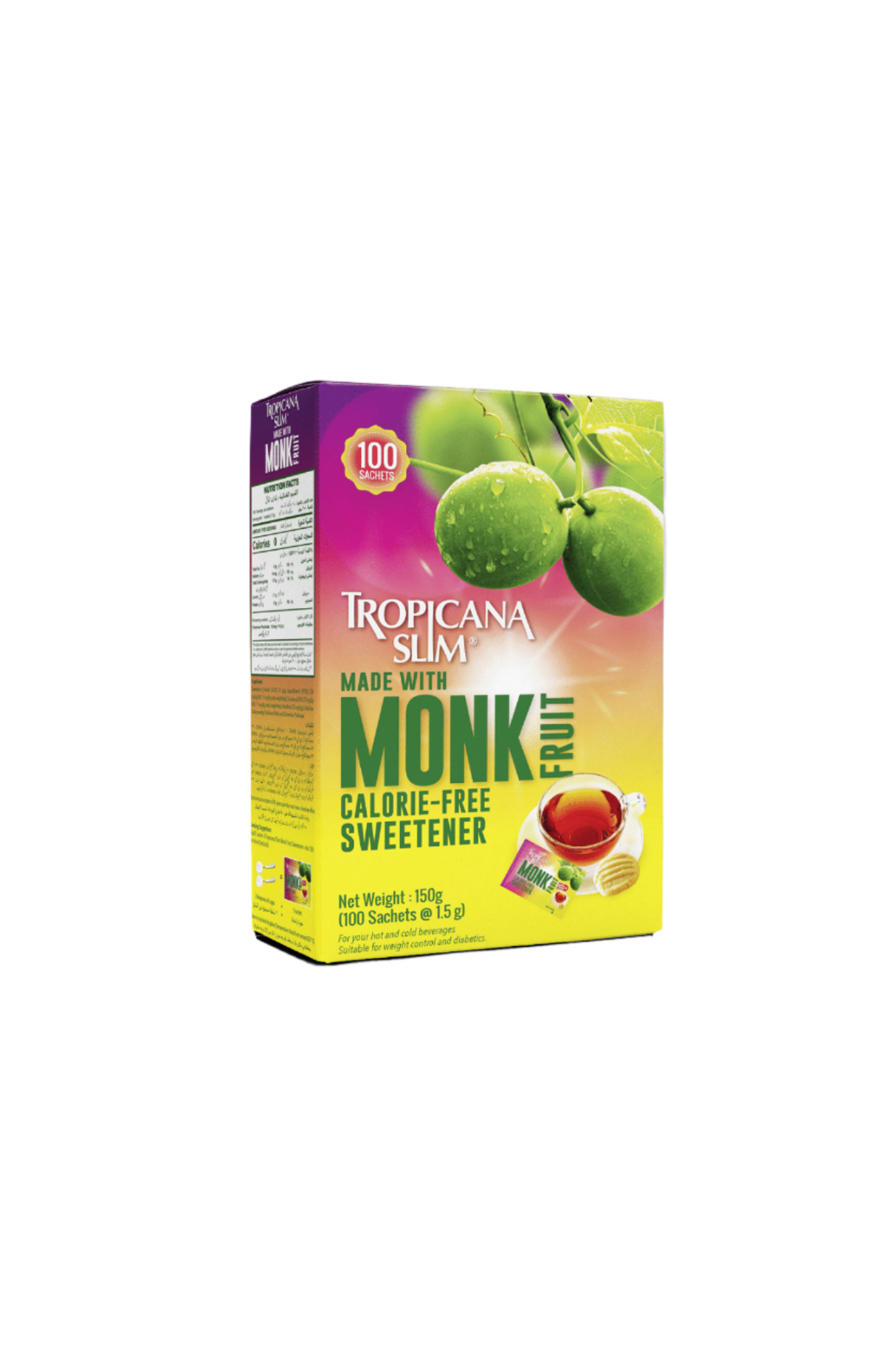 tropicana calorie-free sweetener 100s