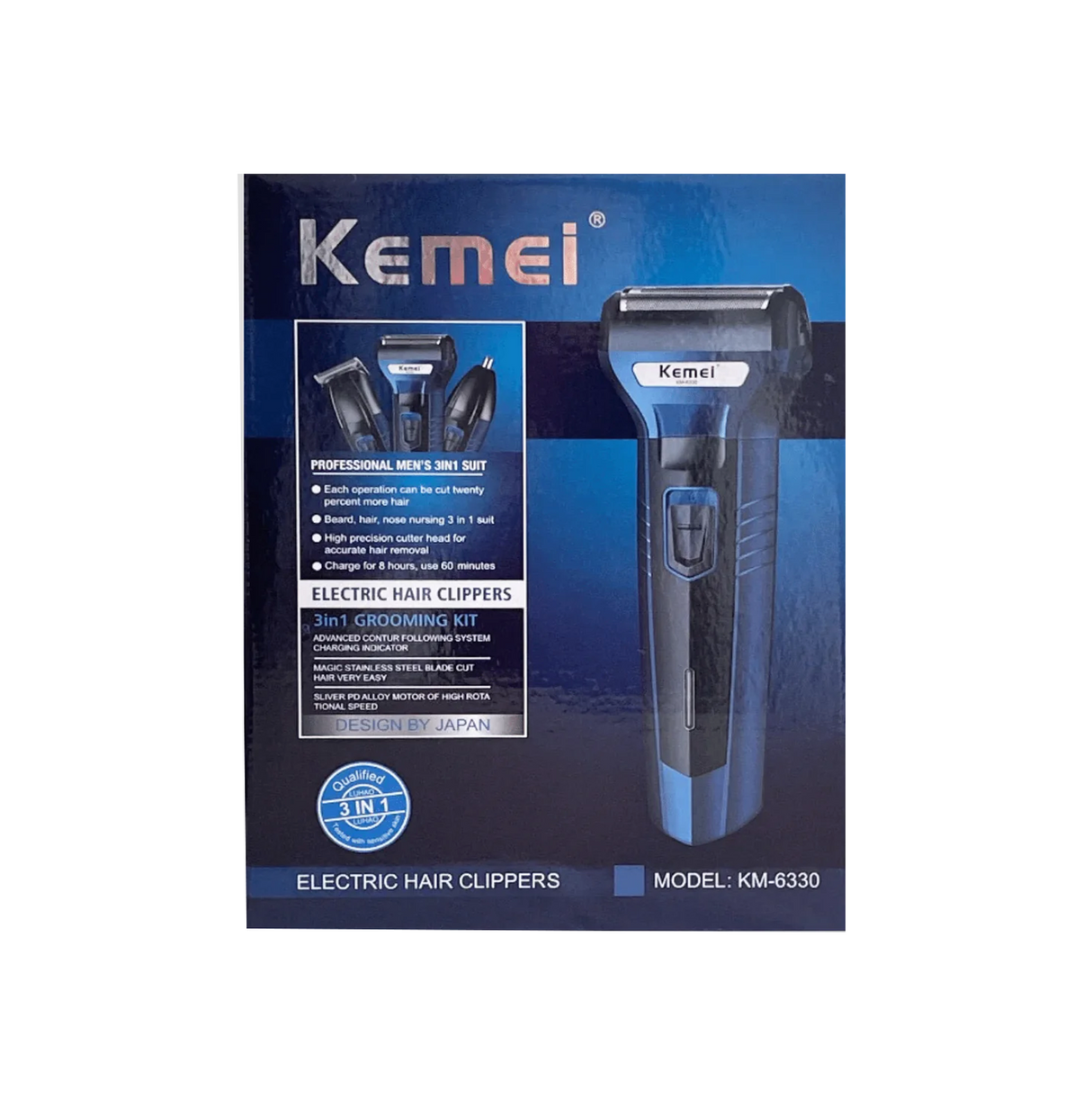 kemei trimmer 3in1 km-6330