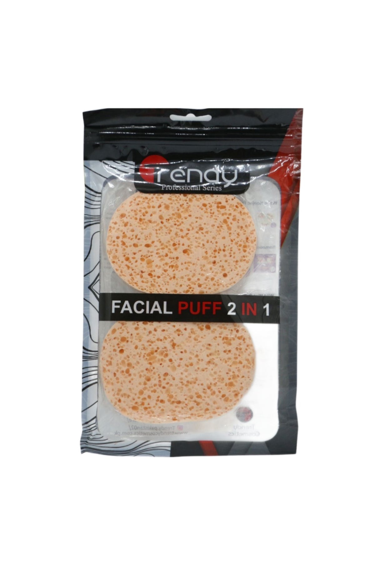 trendy facial sponge 2pc td-250