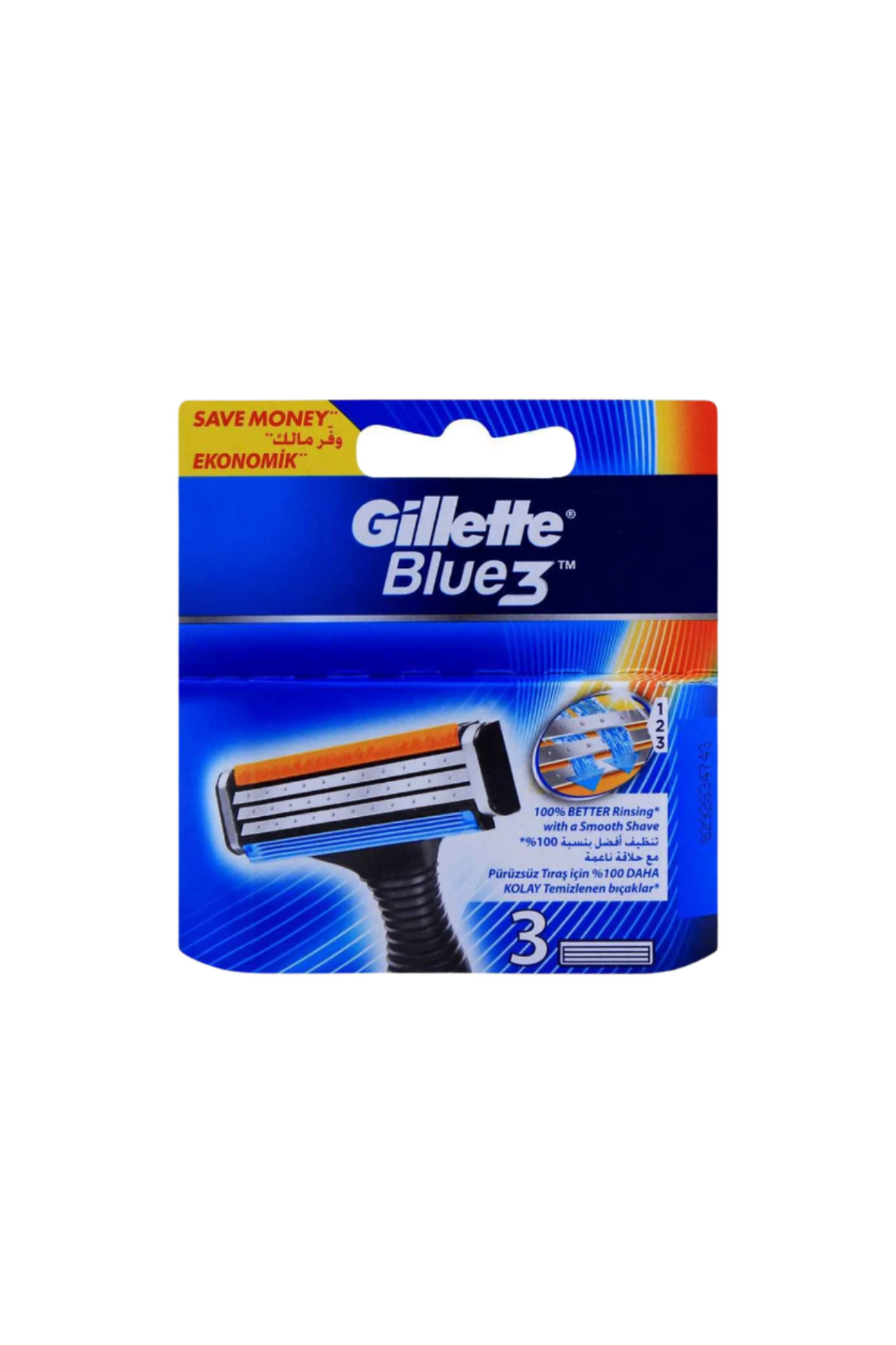 gillette blade blue3 3pc