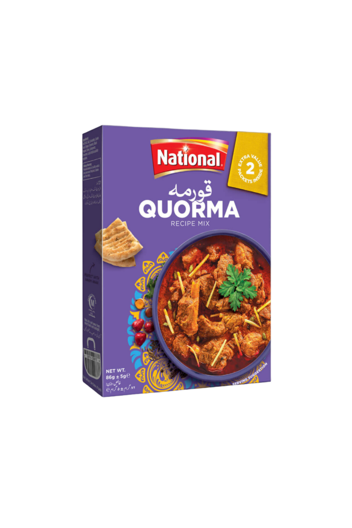 national quorma masala 86g