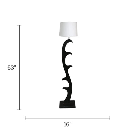 floor lamp wood tehni 63"x16"