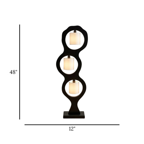 floor lamp wood 3ring 48"x12" d232