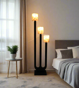 wood floor lamp 3rod 57"x12" d139