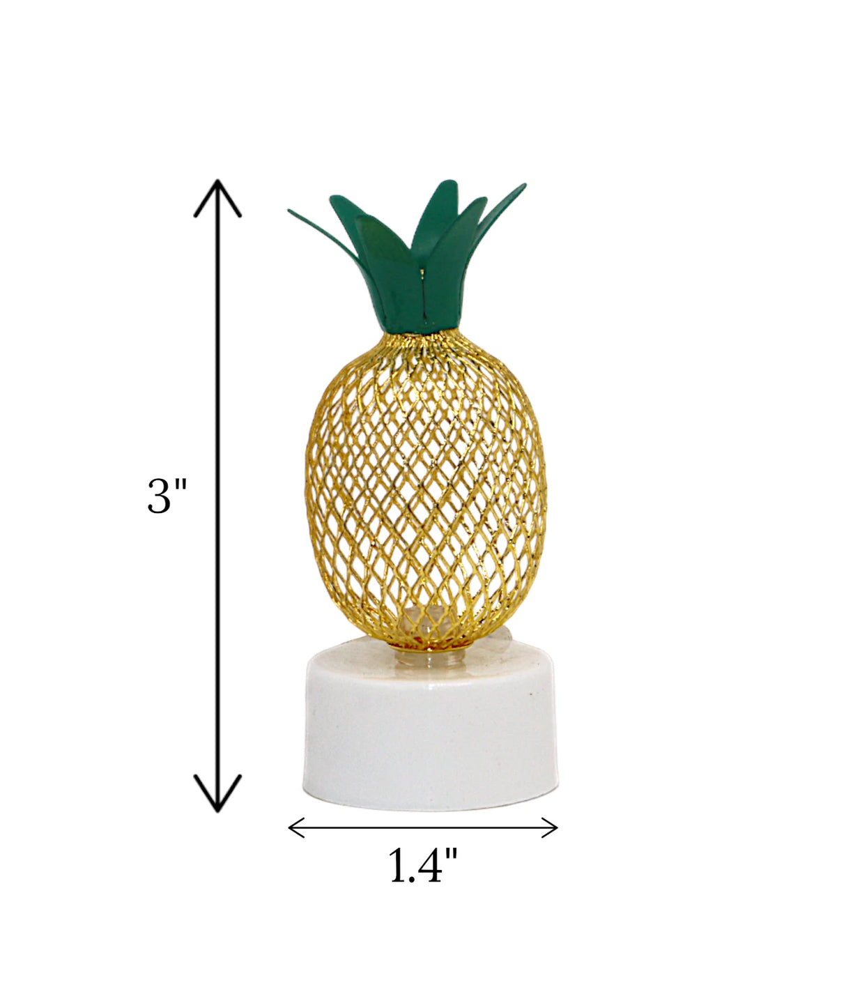led candle pineapple china "3x1.4"