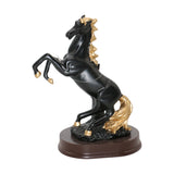 statue horse black 7.5"x6" china