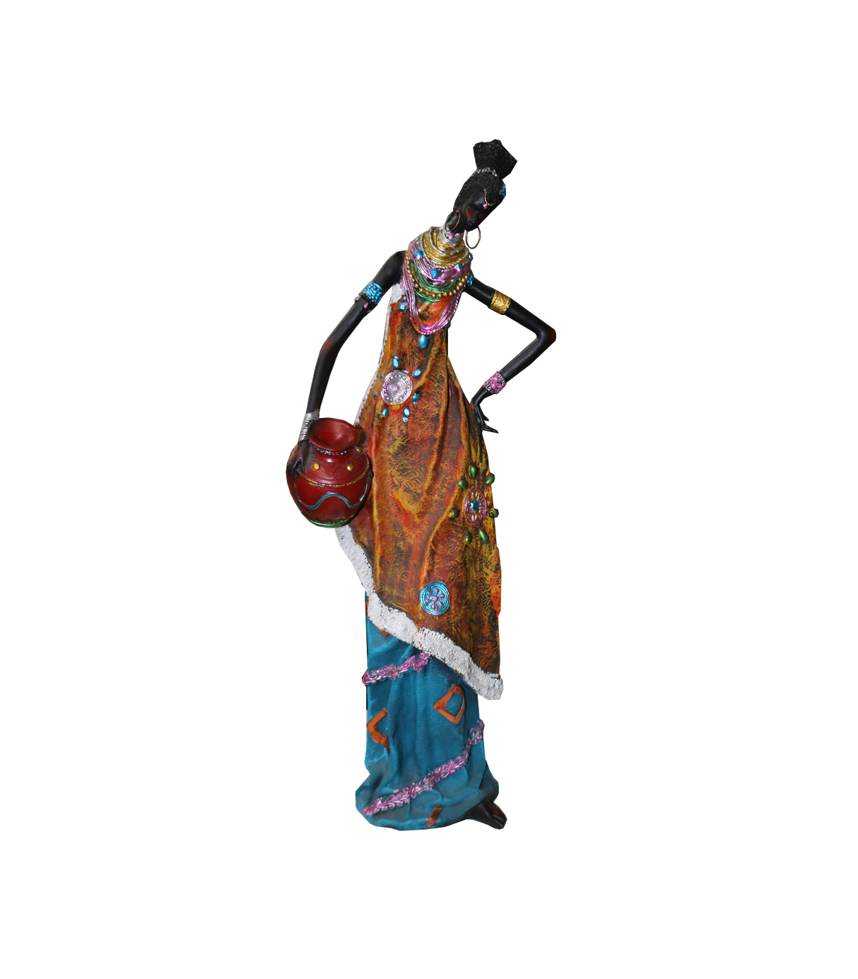 statue african lady