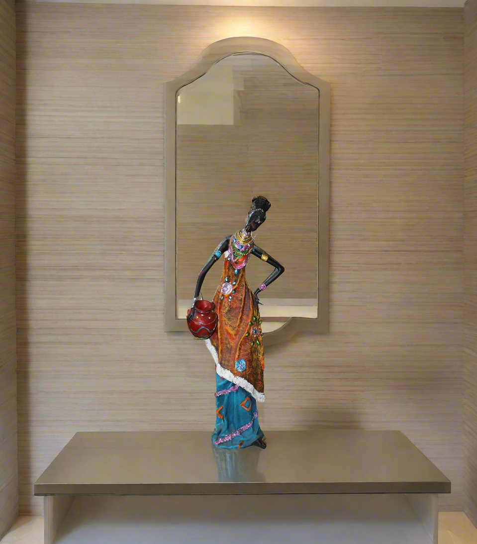 statue african lady
