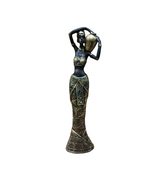 435-270 statue african lady 7231