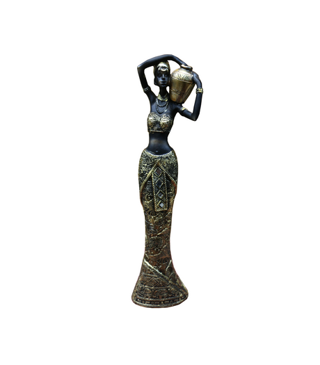 435-270 statue african lady 7231