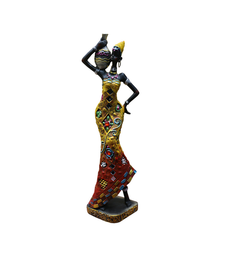 435-272 statue african lady 25194