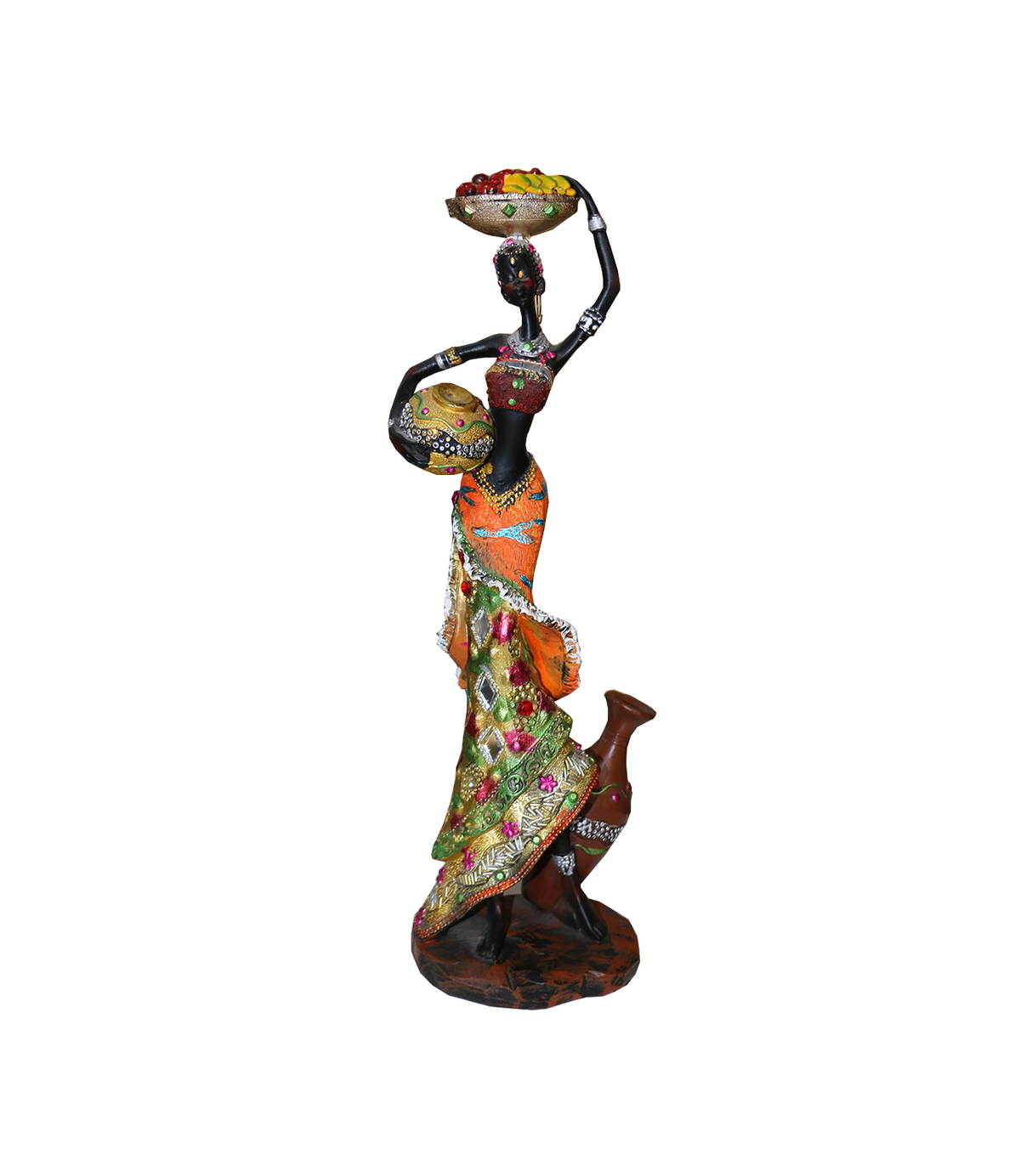 statue african lady 26101