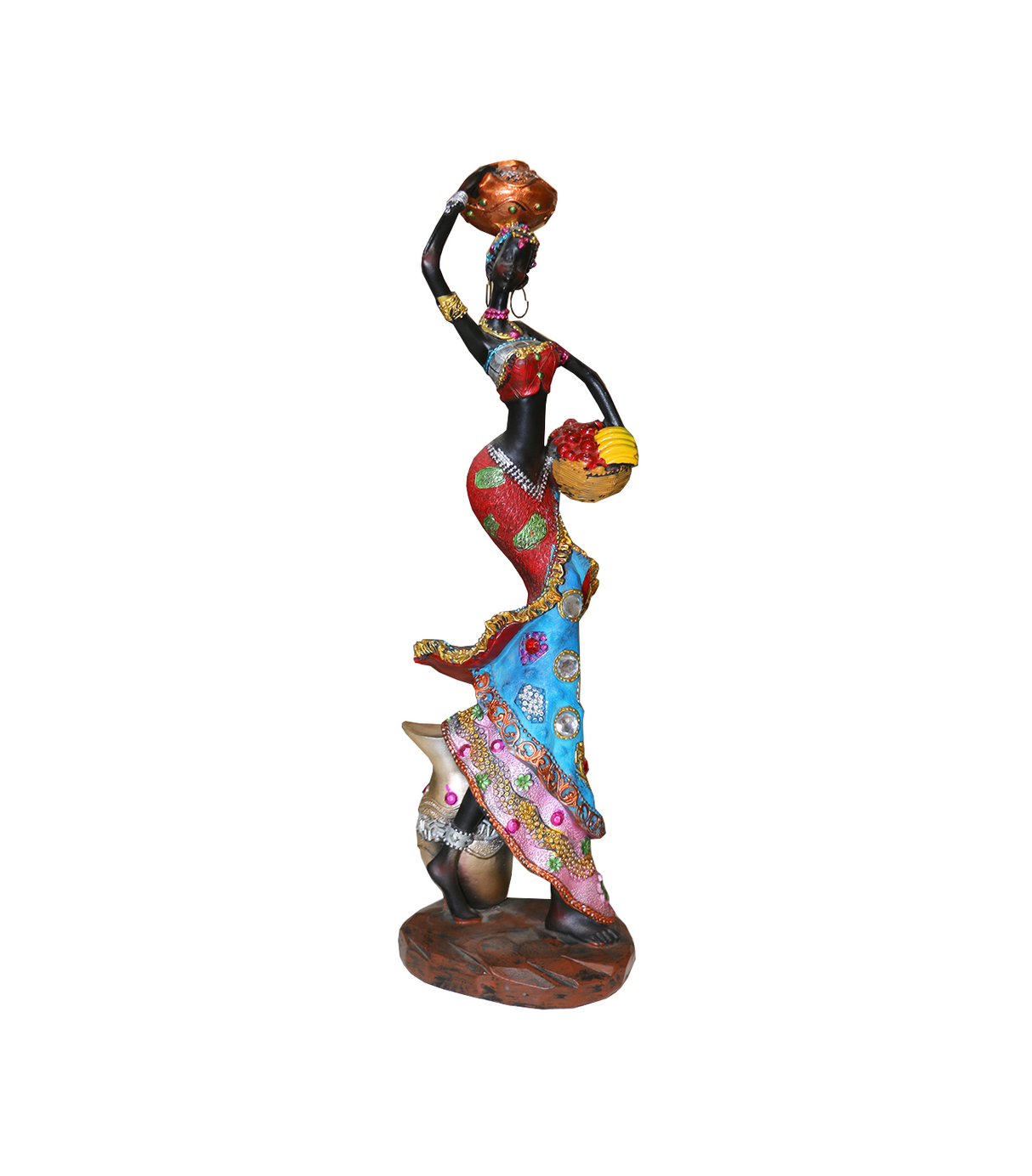 statue african lady 26101
