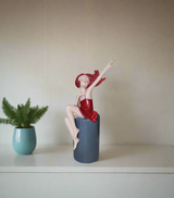 statue girl china d775