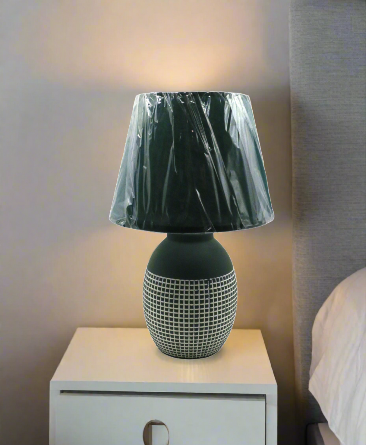 table lamp ceramic 13.5"x9" china d649