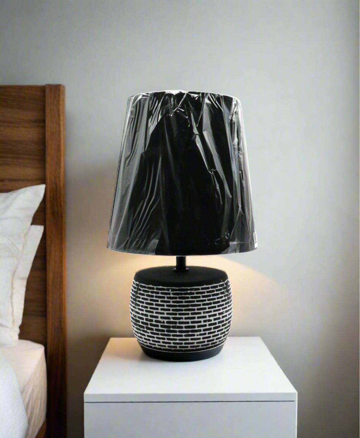 table lamp ceramic 11.5"x7" china d650