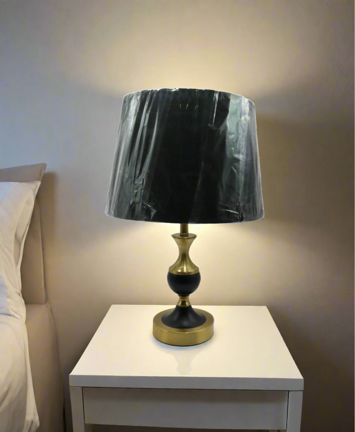 table lamp metal 18.5"x11" china d765