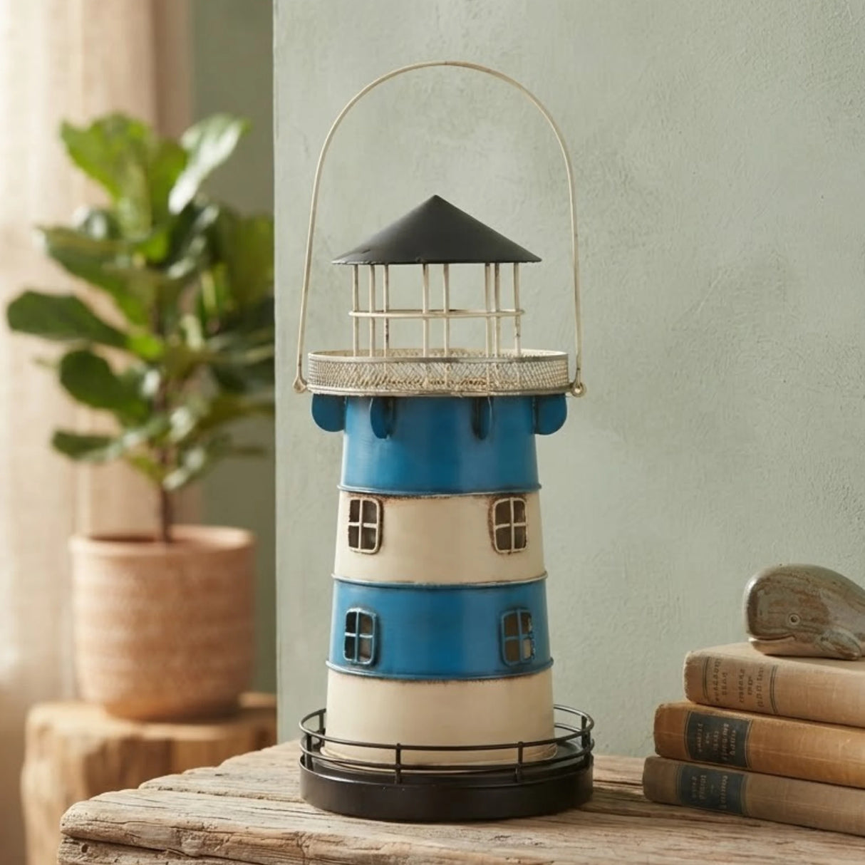 metal lighthouse