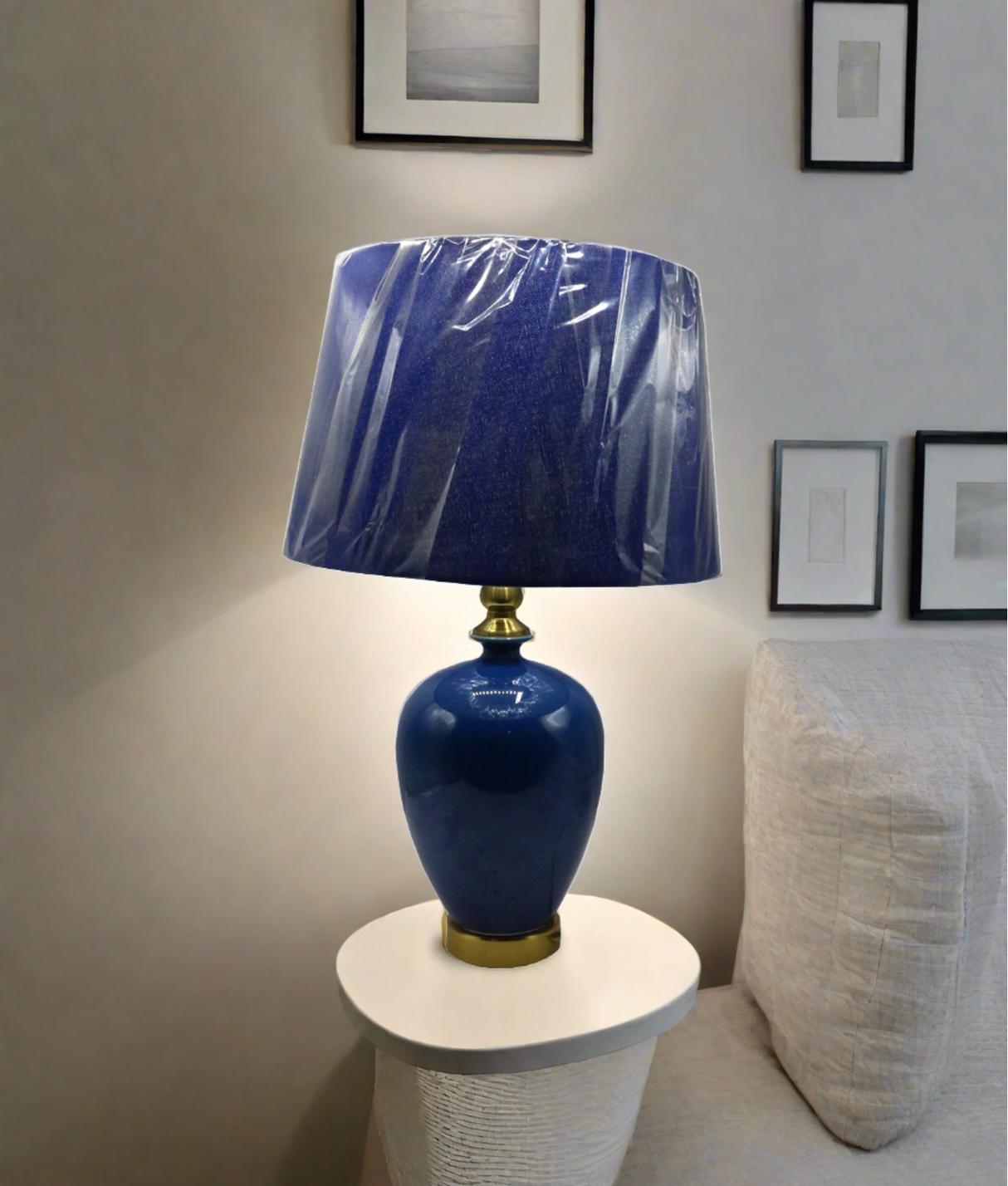table lamp ceramic 22''x14'' china d270
