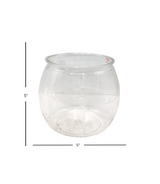 classic acrylic fish bowl 5"x5" china d981