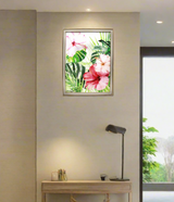 printed card frame scenery 42x32cm china d839