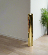 metal vase golden medium 30"