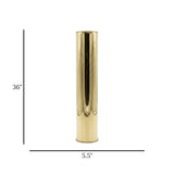 metal vase golden large 36"