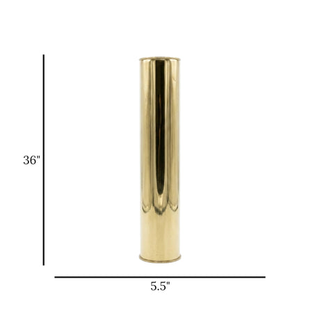 metal vase golden large 36"