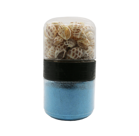 aquarium decor shell & sand jar china 1002