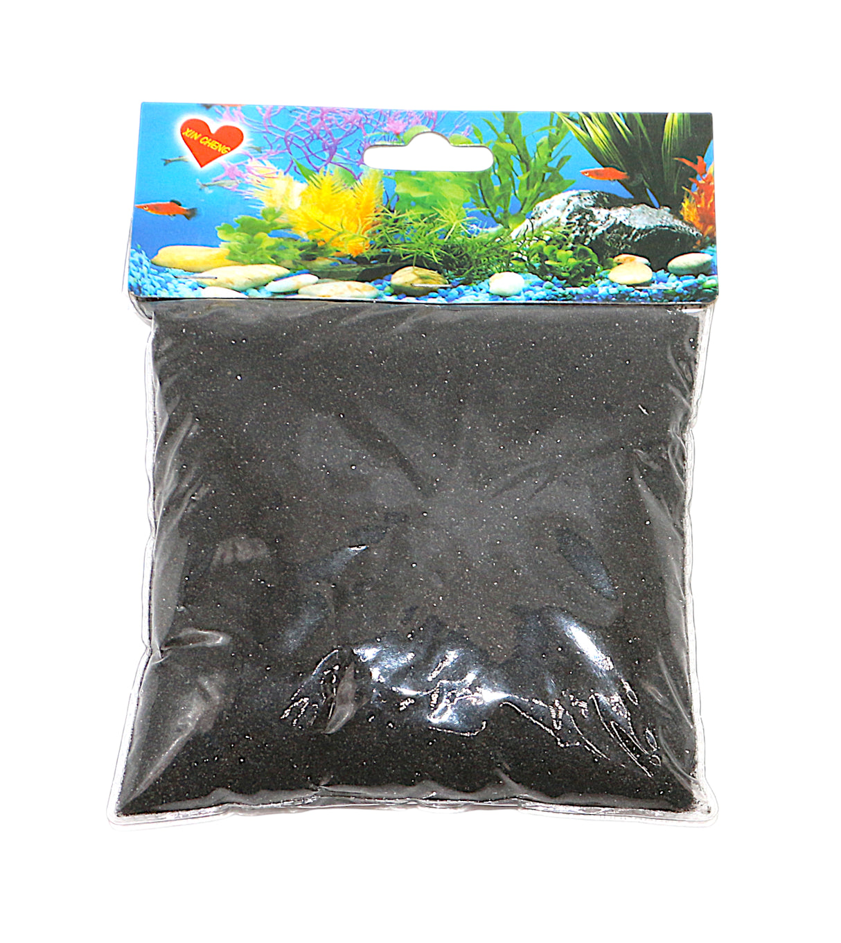 aquarium decor sand black & shine china 1006