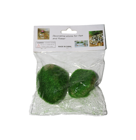 aquarium decor moss pebble pack of 2 china d030