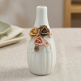 ceramic vase embosed 6''x3" china