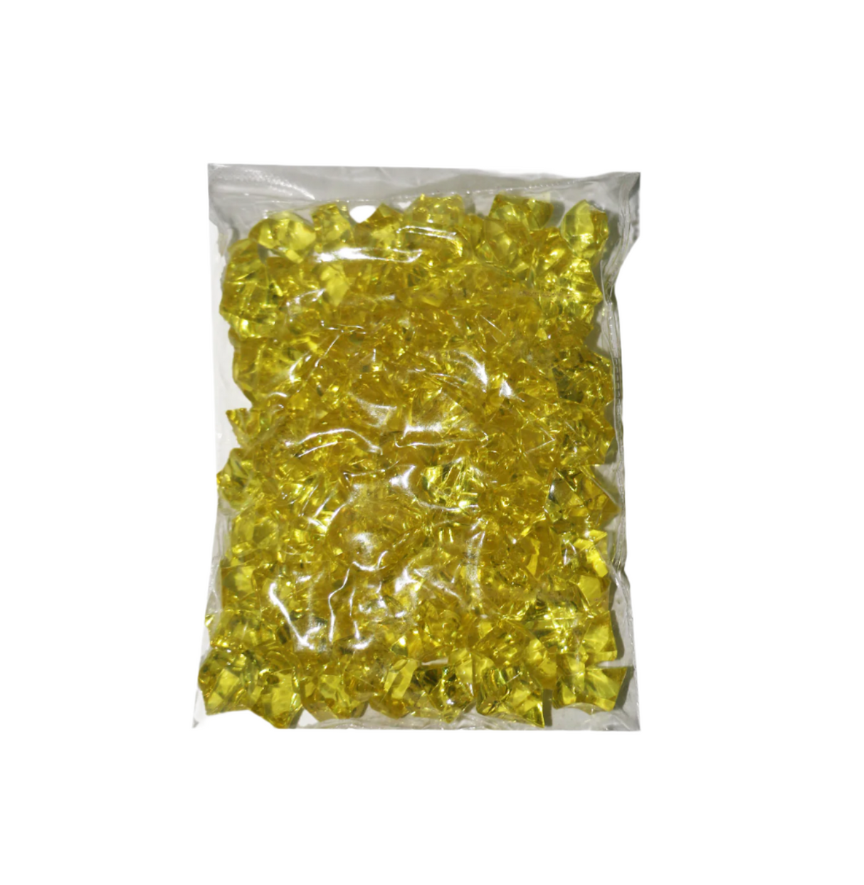 decorative artificial crystal beads yellow china 792