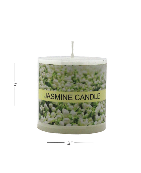 scented wax candle 1pc red (min 6pc order) 355
