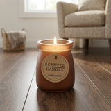 scented wax candle & jar 1pc 3"x2" china