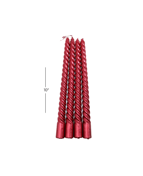 wax candle 4pc 10'' pack 374