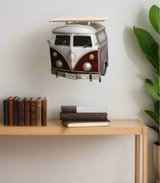 metal wall decor box with shelf bus 18''x17'' china 80007