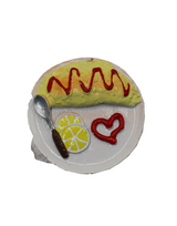 fridge magnet serving plate 5cm china d529