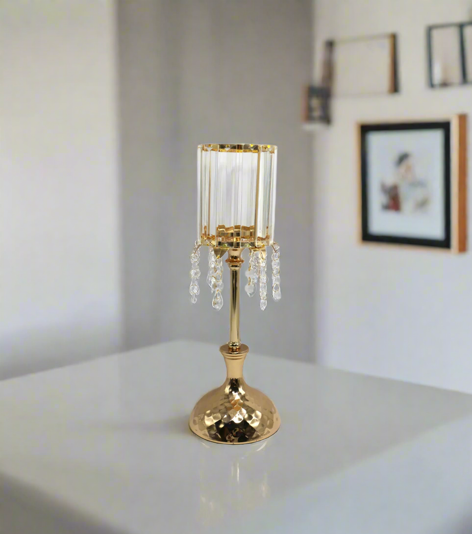 fancy candle stand 14"x5" china 736b