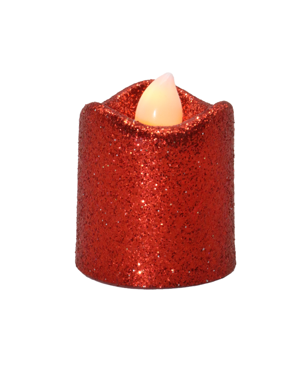 led mini candle glitter 1pc china 1.5"x1.5" (min 6pc order)