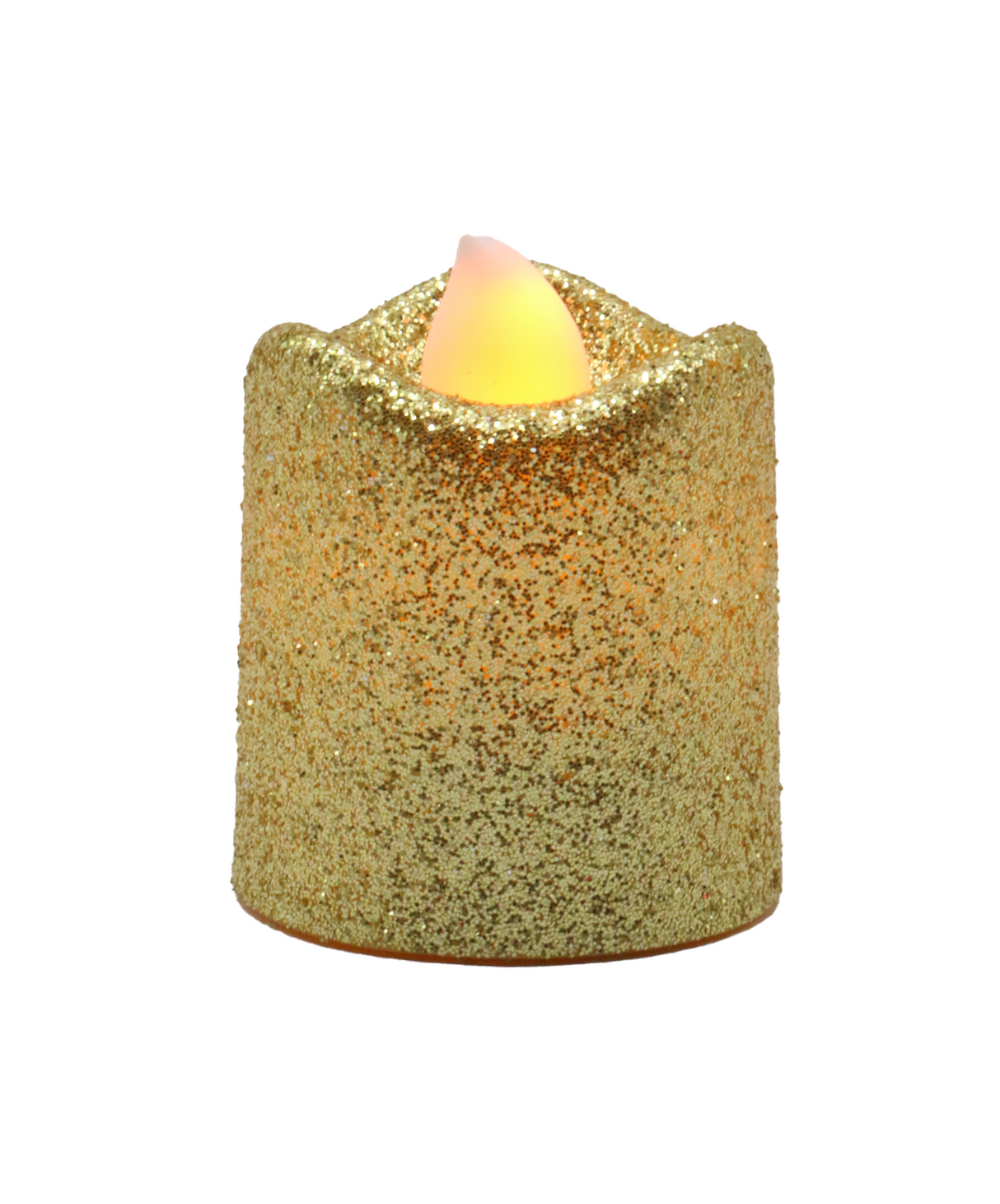led mini candle glitter 1pc china 1.5"x1.5" (min 6pc order)