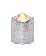 led mini candle glitter 1pc china 1.5"x1.5" (min 6pc order)