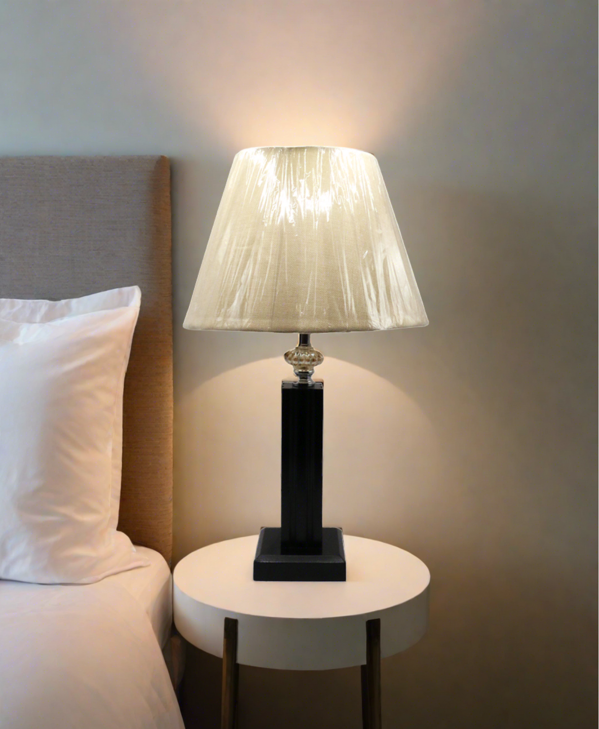table lamp wood lasani 23.5"x14" d809