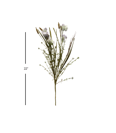 dry flower bunch light purple 22'' china 876-18